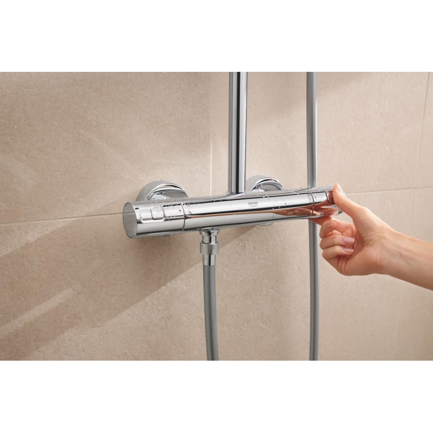 GROHE 26696001 - Duschsystem VITALIO COMFORT 250, 250 × 250 mm, Hochglanz-Chrom