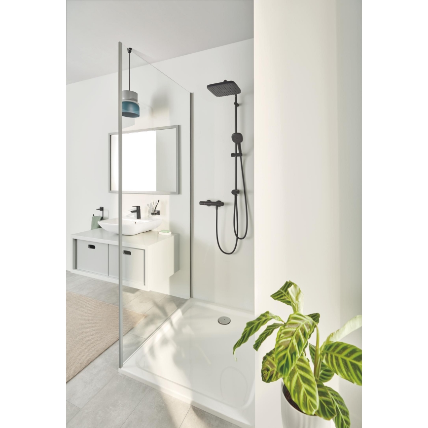 GROHE 266982431 - Duschsystem VITALIO COMFORT 250, 390 mm, schwarz