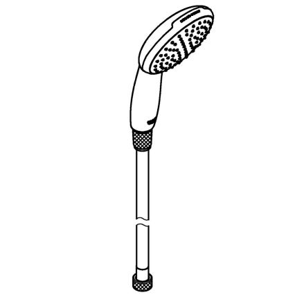 GROHE 26720001 - Handbrause VITALIO START 110 1500 mm glänzender Chrom