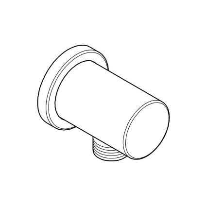 GROHE 27057AL0 - Wandanschlussbogen RAINSHOWER DN 15 Graphit