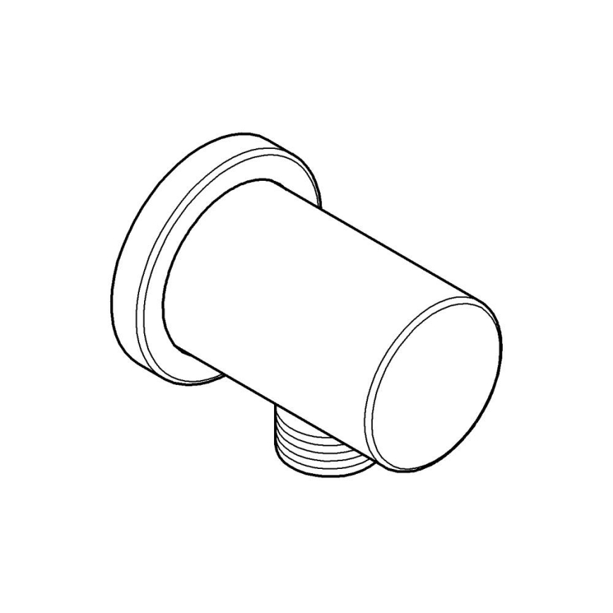 GROHE 27057GN0 - Wandanschlussbogen RAINSHOWER DN 15, goldfarben