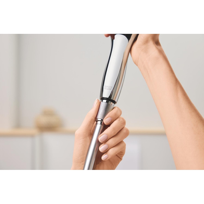 GROHE 27506001 - Duschschlauch VITALIOFLEX SILVER 1750 mm, Hochglanz-Chrom