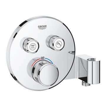 GROHE 29120000 - Thermostatische Unterputz-Duscharmatur GROHTHERM SMARTCONTROL + Halterung, Chrom