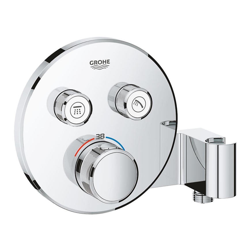GROHE 29120000 - Thermostatische Unterputz-Duscharmatur GROHTHERM SMARTCONTROL + Halterung, Chrom