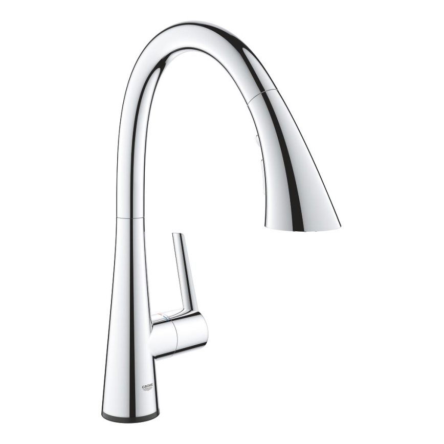 GROHE 30219002 - Elektronische Spültischarmatur ZEDRA TOUCH Hochglanz-Chrom