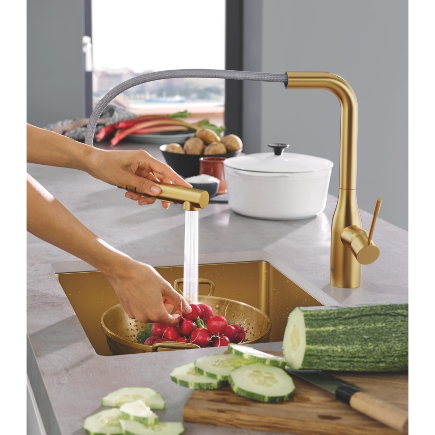 GROHE 30270GN0 - Spültischarmatur ESSENCE, Gold