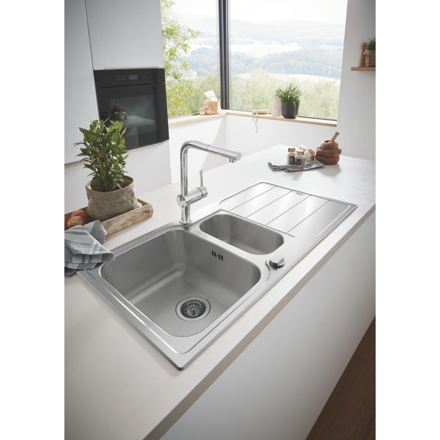 GROHE 30274000 - Küchenarmatur mit L-Auslauf, glänzender Chrom