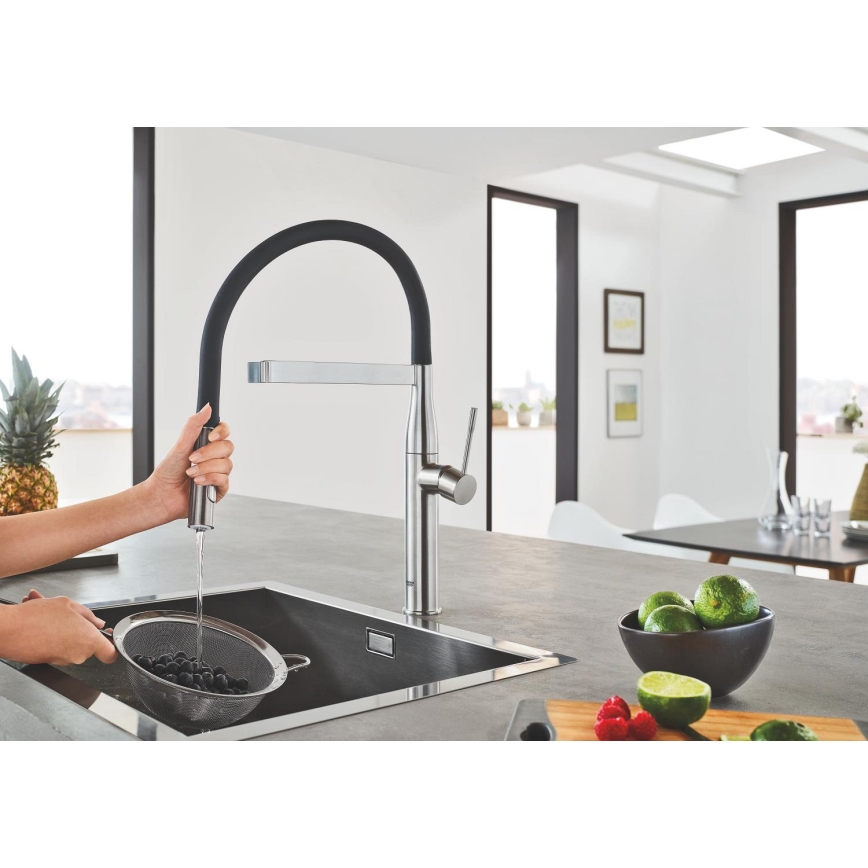 GROHE 30294DC0 - Spültischarmatur ESSENCE, Edelstahl