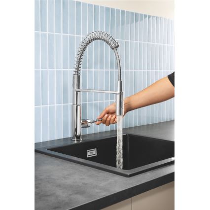 GROHE 30361000 - Spültischarmatur GET, 455 mm, hochglanzverchromt