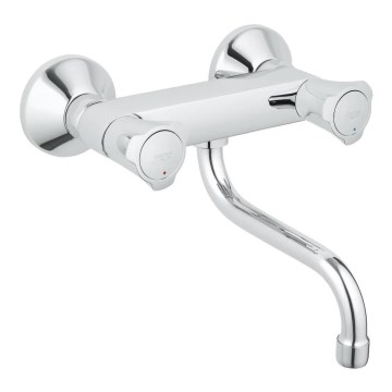 GROHE 31187001 - Wandarmatur für Spüle COSTA L 200 mm, glänzender Chrom