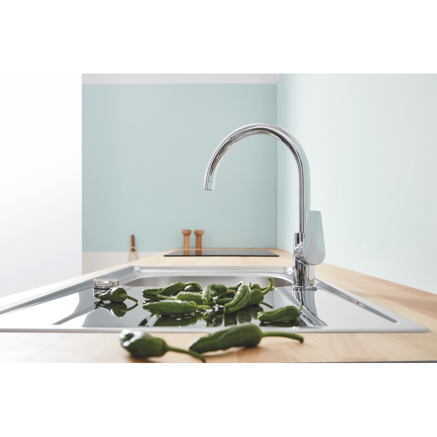 GROHE 31367001 - Spültischarmatur BAUEDGE 332 mm glänzender Chrom