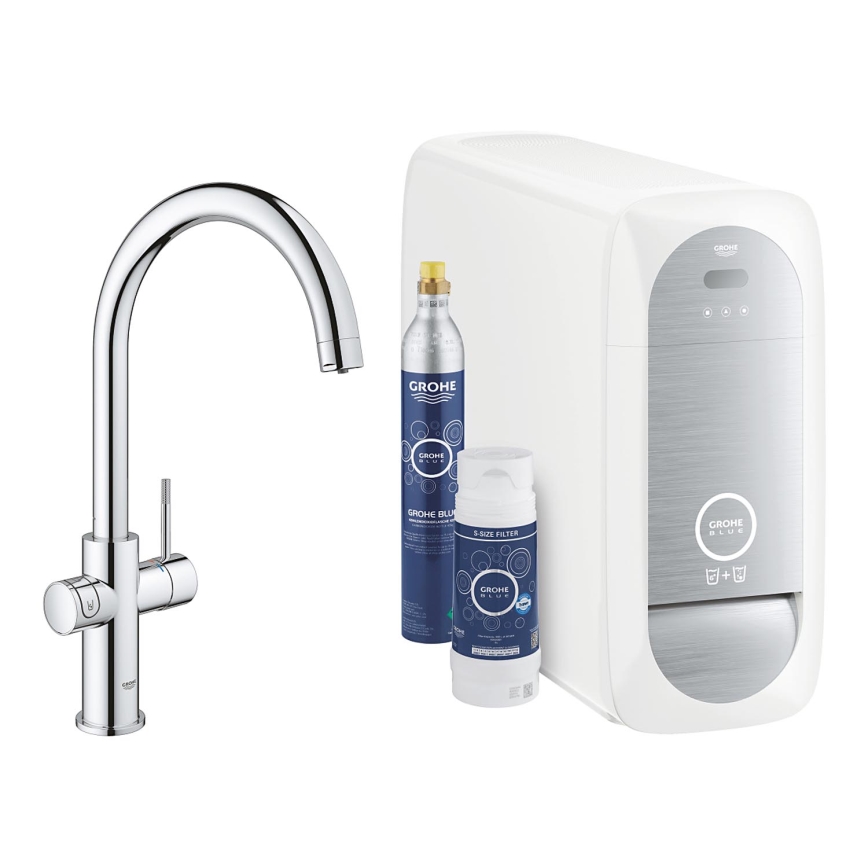GROHE 31455001 - Spültischarmatur BLUE HOME, Hochglanz-Chrom