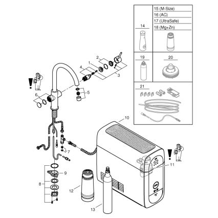 GROHE 31455001 - Spültischarmatur BLUE HOME, Hochglanz-Chrom