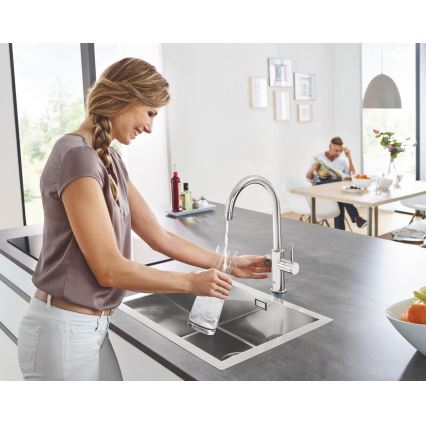 GROHE 31455001 - Spültischarmatur BLUE HOME, Hochglanz-Chrom