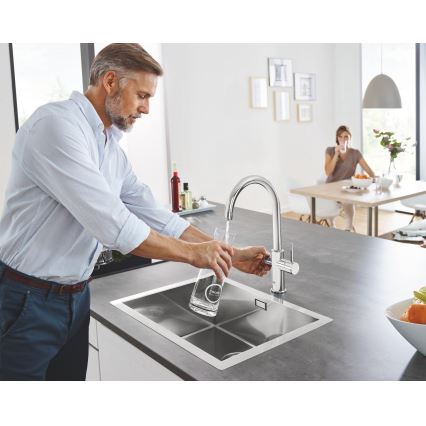 GROHE 31455001 - Spültischarmatur BLUE HOME, Hochglanz-Chrom