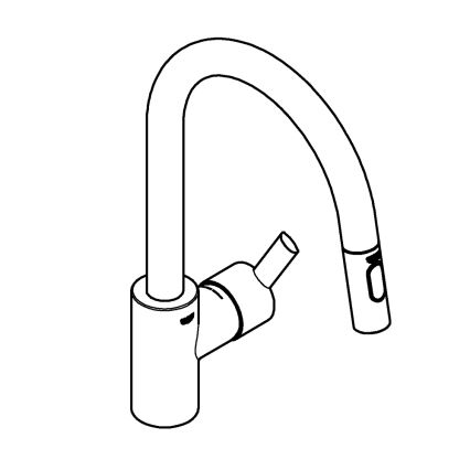 GROHE 31486001 - Spültischarmatur FEEL, Hochglanz-Chrom