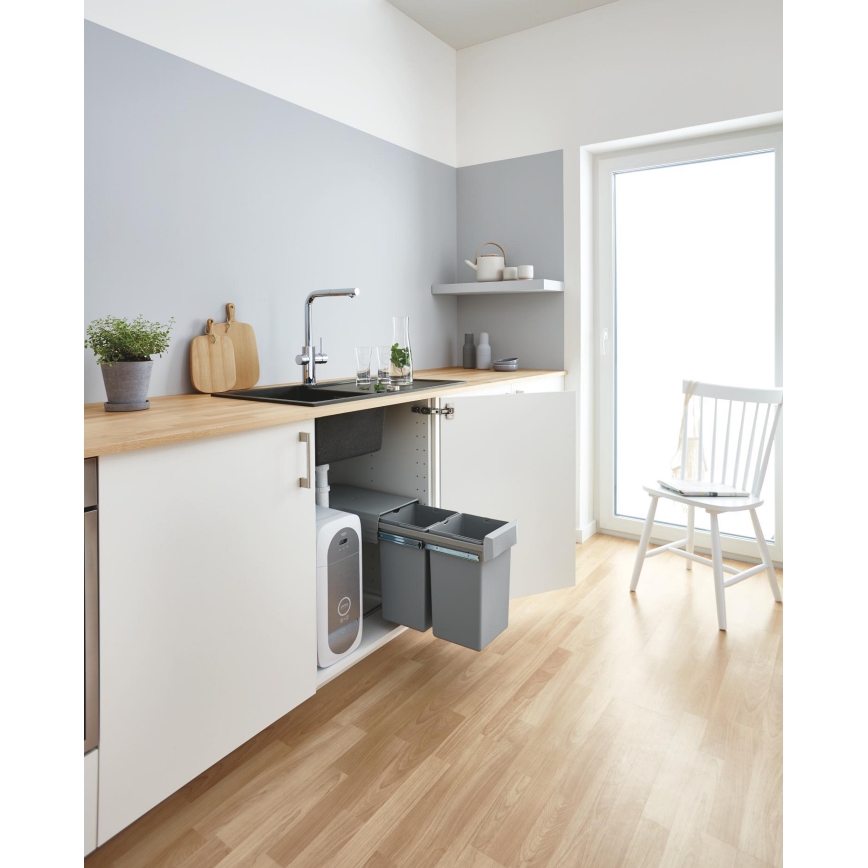 GROHE 31539000 - Spültischarmatur BLUE HOME mit L-Auslauf, glänzender Chrom