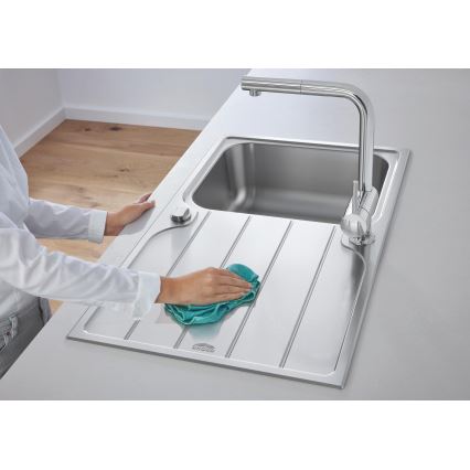 GROHE 31571SD1 - Küchenspüle K500 860 × 500 mm Edelstahl
