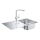 GROHE 31573SD1 - Küchenspülen-Set K500 mit Abtropffläche und Armatur A, 86×50 cm, aus hochwertigem Edelstahl