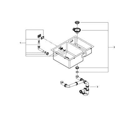 GROHE 31577SD1 - Küchenspüle K700U 595 × 450 mm, Edelstahl