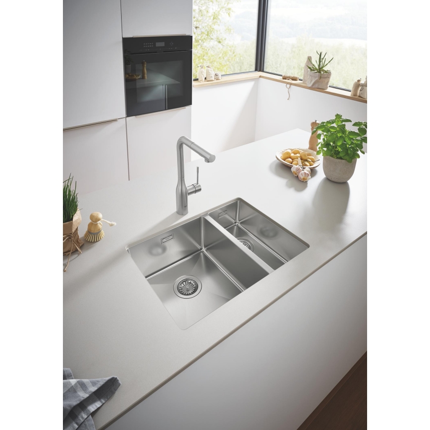 GROHE 31577SD1 - Küchenspüle K700U 595 × 450 mm, Edelstahl