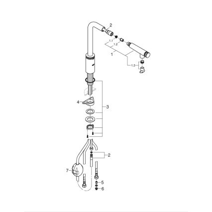 GROHE 31613DC0 - Spültischarmatur A SmartControl Edelstahl
