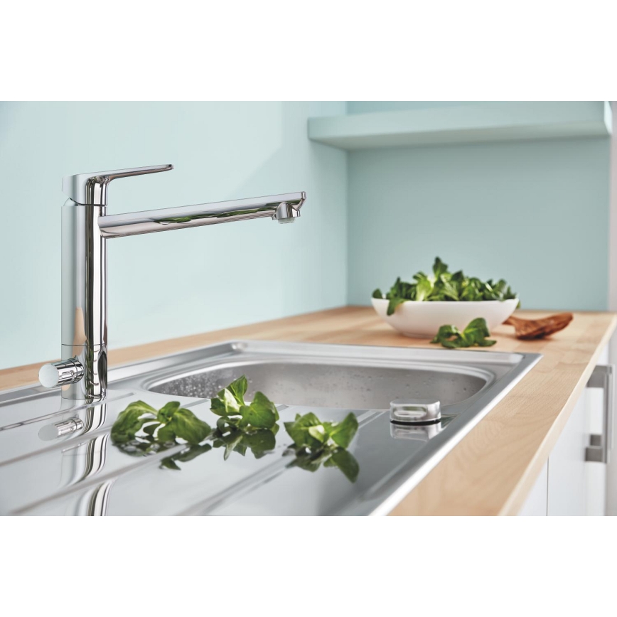 GROHE 31696000 - BAUEDGE Spültischarmatur, glänzender Chrom