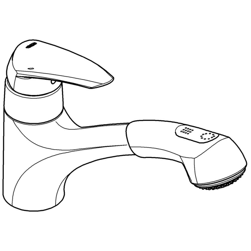 GROHE 32257001 - EURODISC Spültischarmatur, Hochglanz-Chrom