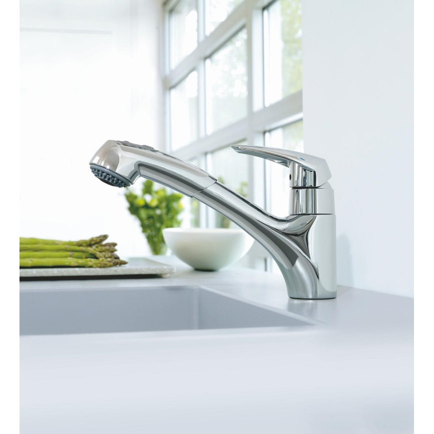 GROHE 32257001 - EURODISC Spültischarmatur, Hochglanz-Chrom