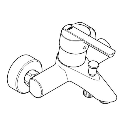 GROHE 32269000 - Wannenarmatur FEEL DN 15, glänzender Chrom