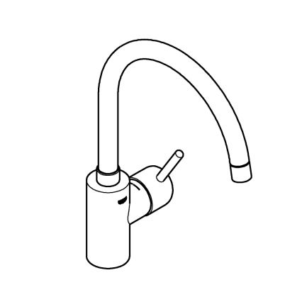 GROHE 32661003 - Küchenarmatur CONCETTO glänzender Chrom