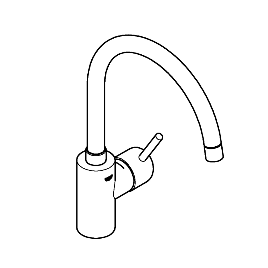GROHE 32661003 - Küchenarmatur CONCETTO glänzender Chrom