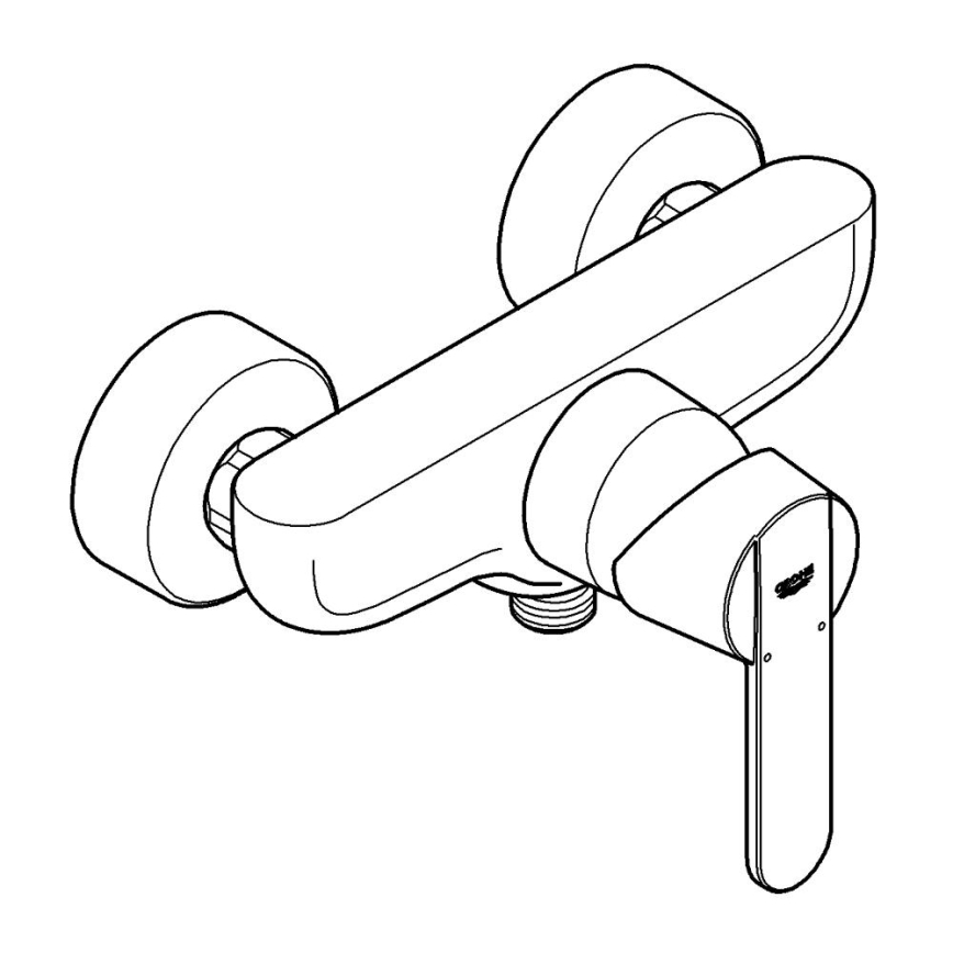 GROHE 32888000 - Duscharmatur GET DN 15, glänzender Chrom