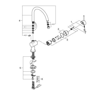 GROHE 32917GN0 - Küchenarmatur A, goldfarben