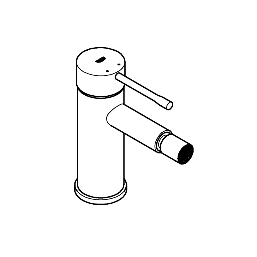 GROHE 32934001 - Bidetarmatur ESSENCE DN 15 Chrom glänzend