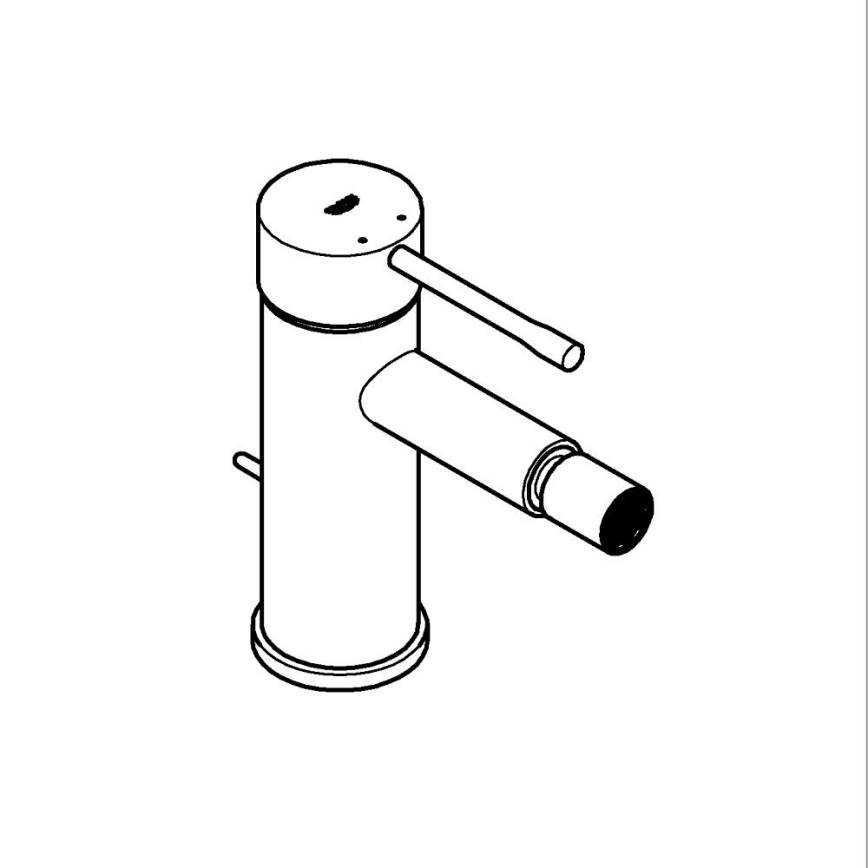 GROHE 32935DC1 - Bidetarmatur ESSENCE aus Edelstahl