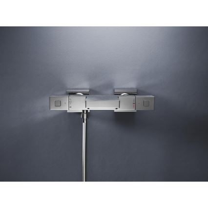 GROHE 34497000 - Thermostat-Wannenarmatur GROHTHERM CUBE DN 15, glänzender Chrom