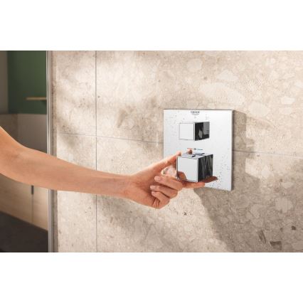 GROHE 34879000 - Unterputz-Duschsystem PRECISION CUBE 310 × 310 mm Chrom