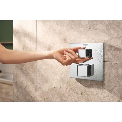GROHE 34879000 - Unterputz-Duschsystem PRECISION CUBE 310 × 310 mm Chrom