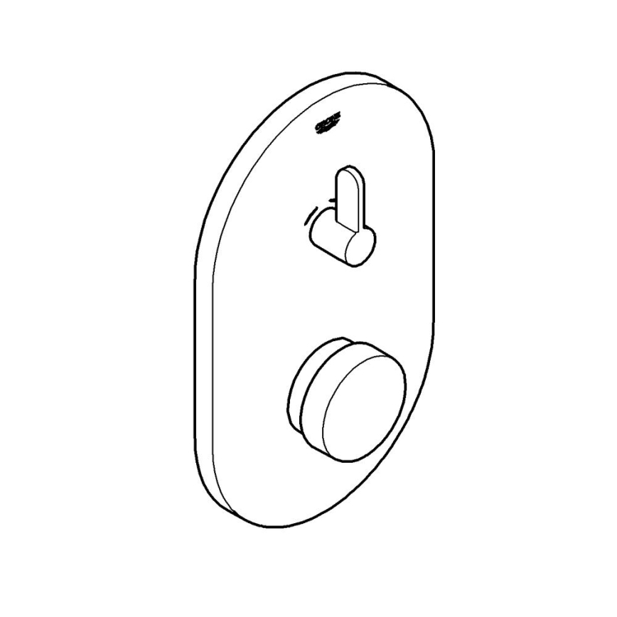 GROHE 36321000 - Selbstschließende Duscharmatur EUROSMART COSMOPOLITAN T, Chrom