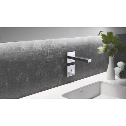 GROHE 36442000 - Infrarot-Elektronik-Armatur EUROCUBE E, glänzend verchromt