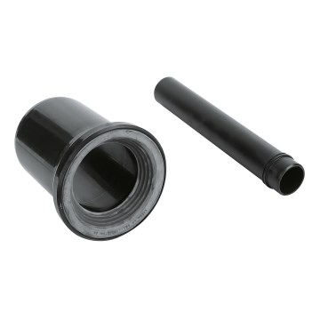 GROHE 37104K00 - Zulauf- und Ablaufgarnitur für WC, schwarz