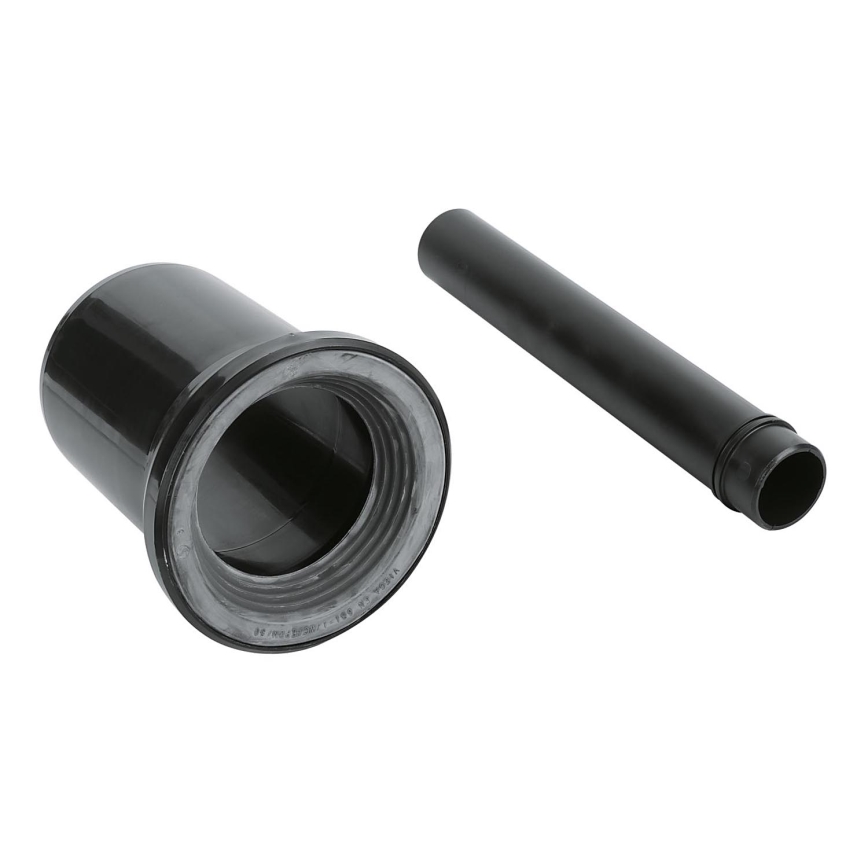 GROHE 37104K00 - Zulauf- und Ablaufgarnitur für WC, schwarz