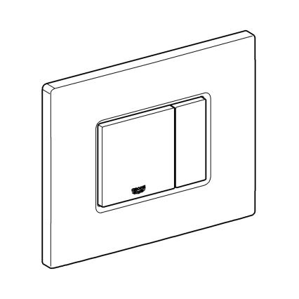 GROHE 38732DL0 - Betätigungsplatte SKATE COSMOPOLITAN 156 × 197 mm, kupferfarben