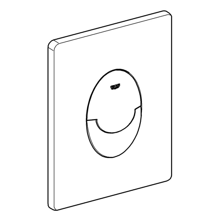 GROHE 38964KV0 - Betätigungsplatte START 156 × 197 mm, schwarz