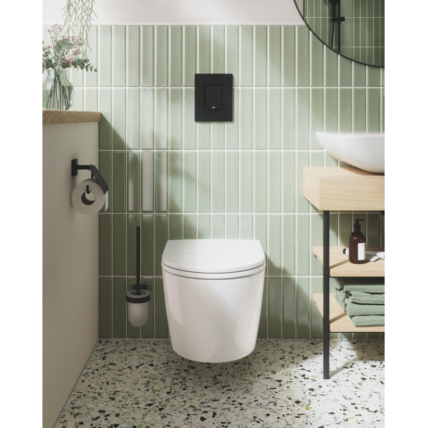 GROHE 389662430 - Betätigungsplatte EVEN 156 × 197 mm schwarz