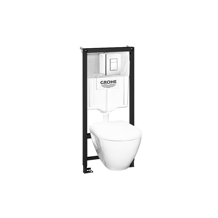 GROHE 39186000 - SOLIDO Vorwandelement-Set 1,13 m, weiß