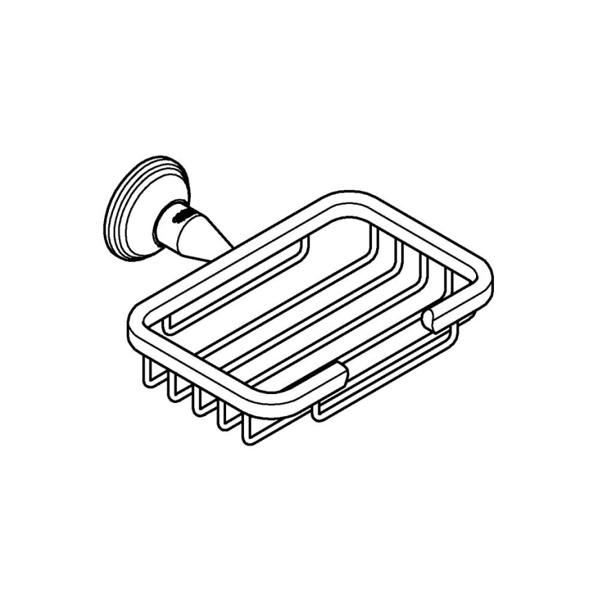 GROHE 40659001 - Eckablage ESSENTIALS AUTHENTIC glänzender Chrom