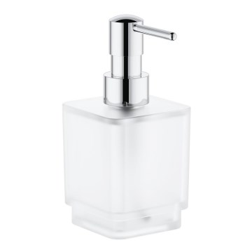 GROHE 40805000 - Flüssigseifenspender SELECTION CUBE 300 ml, glänzender Chrom