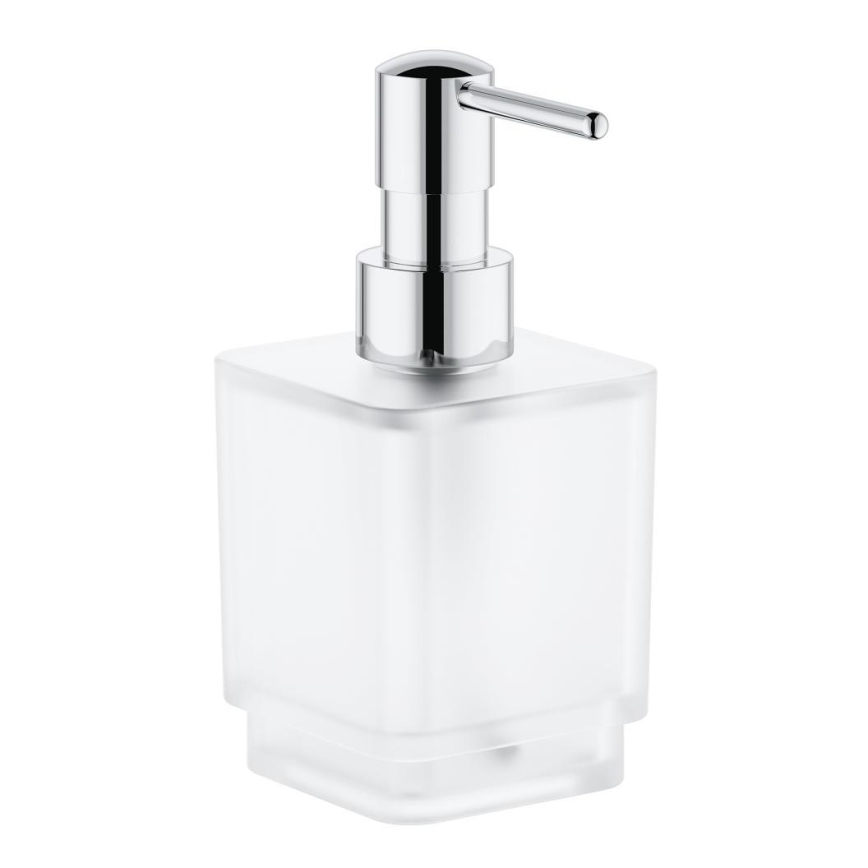 GROHE 40805000 - Flüssigseifenspender SELECTION CUBE 300 ml, glänzender Chrom